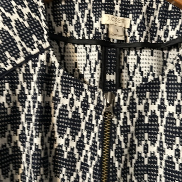 J Crew Navy & Cream Jacket - Picture 2 of 5